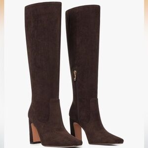 Elegant Brown Knee-High Boots